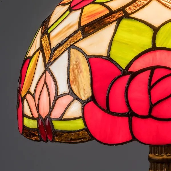 Brilagi - Tiffany vitrážová stolná lampa GARLAN 1xE27/40W/230V