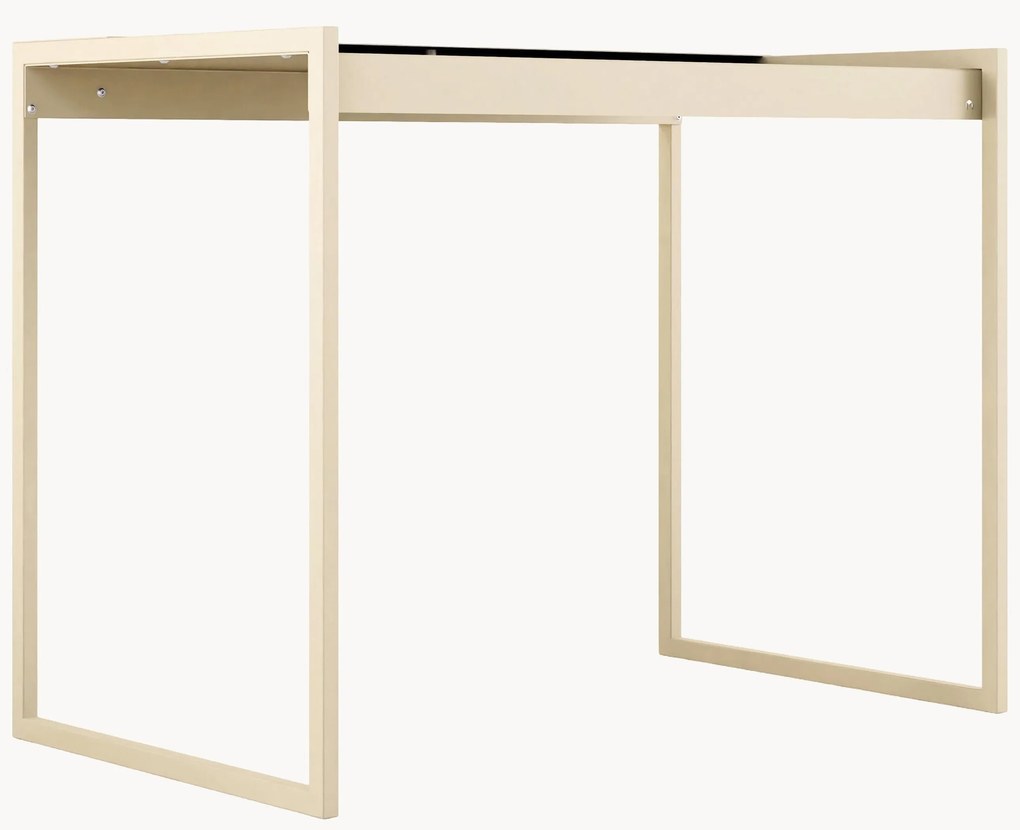 Ručne vyrobený kovový písací stôl Donna