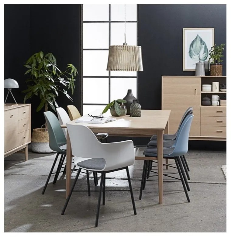 Biela jedálenská stolička Unique Furniture Whistler