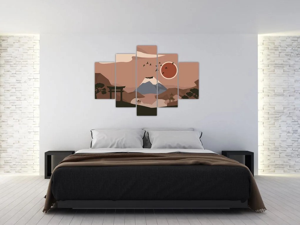 Obraz - Japonsko N⁰1 (150x105 cm)