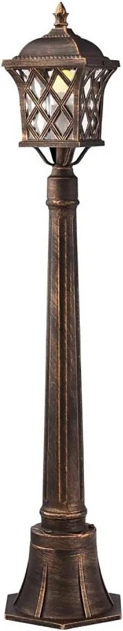 Redo 9961 - Vonkajšia lampa BREMEN 1xE27/42W/230V IP23 zlatá/patina