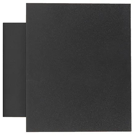 Dizajnová nástenná lampa čierna a zlatá obdĺžniková - Sola