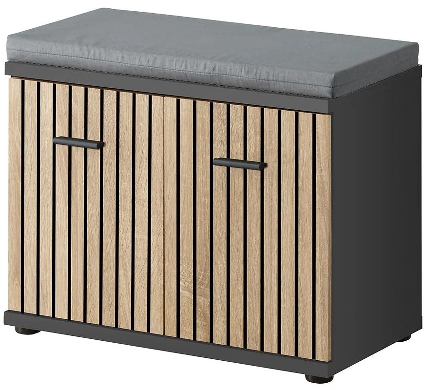 Skrinka na topánky +P Marco Typ F+P Artisan/Antracyt Anas