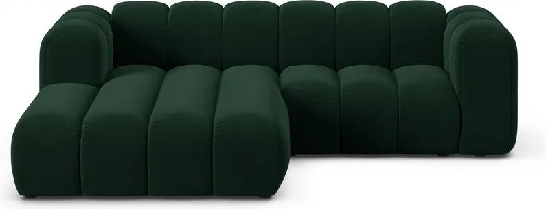Tmavozelená rohová pohovka (ľavý roh) Lupine – Micadoni Home