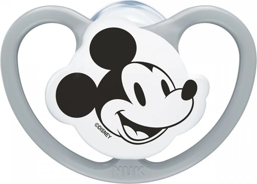 Cumlík NUK Perfect Match Air Disney Mickey Mouse 0–6 mesiacov grey, vel. 0-6 m