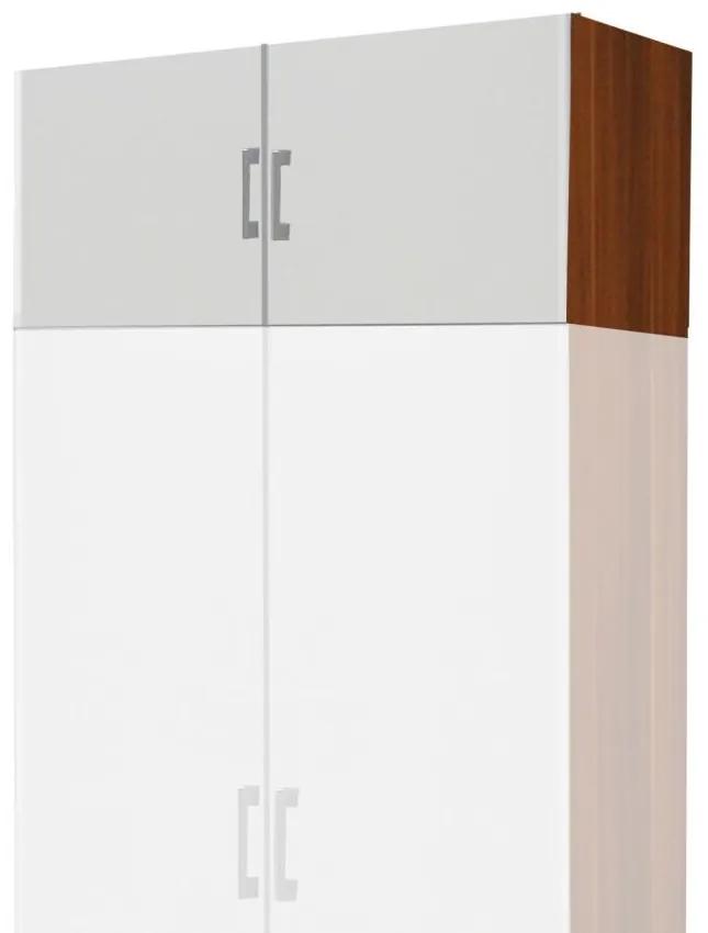 IDEA nábytok Nadstavec ESO 2-dverový 61525 orech/biela