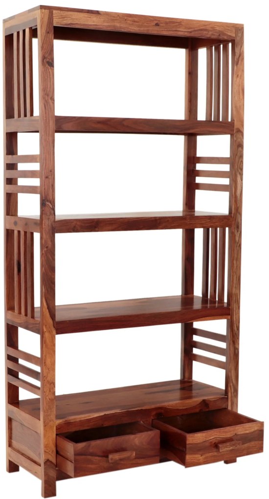 furniture-nabytek.cz - Police masiv 90x180x30 z dřeva palisandr