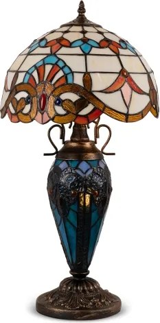 BRILAGI - Tiffany vitrážová stolná lampa MIRABELLA 1xE27/60W/230V + 1xE14/40W