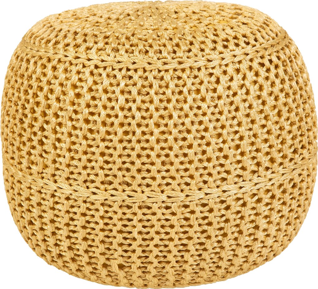 Obsession koberce Sedák Pouf Exo 444 Lemon - 40 x 40 x 40 cm cm