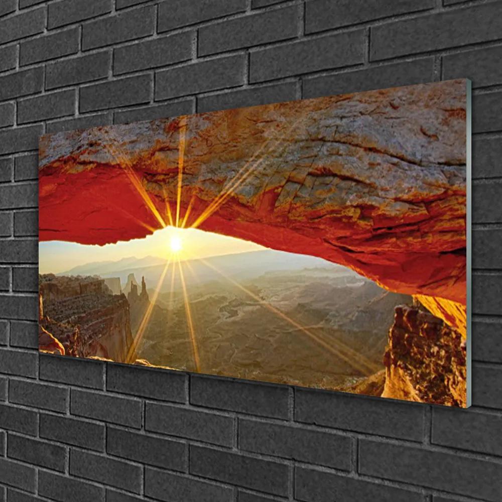 Obraz na skle Veľký kaňon príroda 120x60 cm