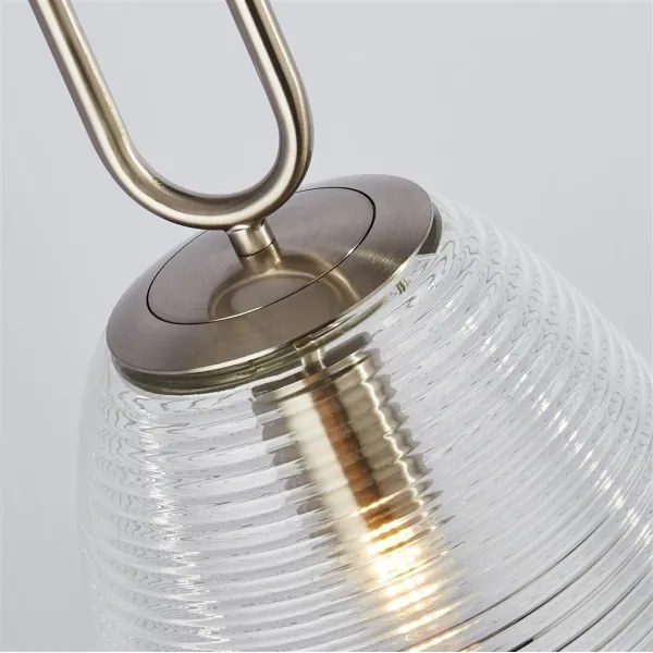 Searchlight 43581-1SN- Luster na lanku ELIXIR 1xE27/60W/230V číra