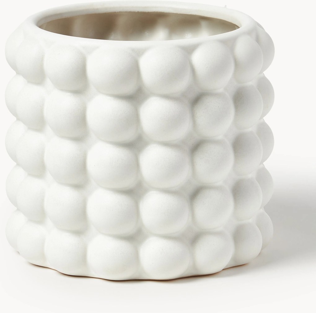 Obal na kvetináč z kameniny Bob, V 21 cm