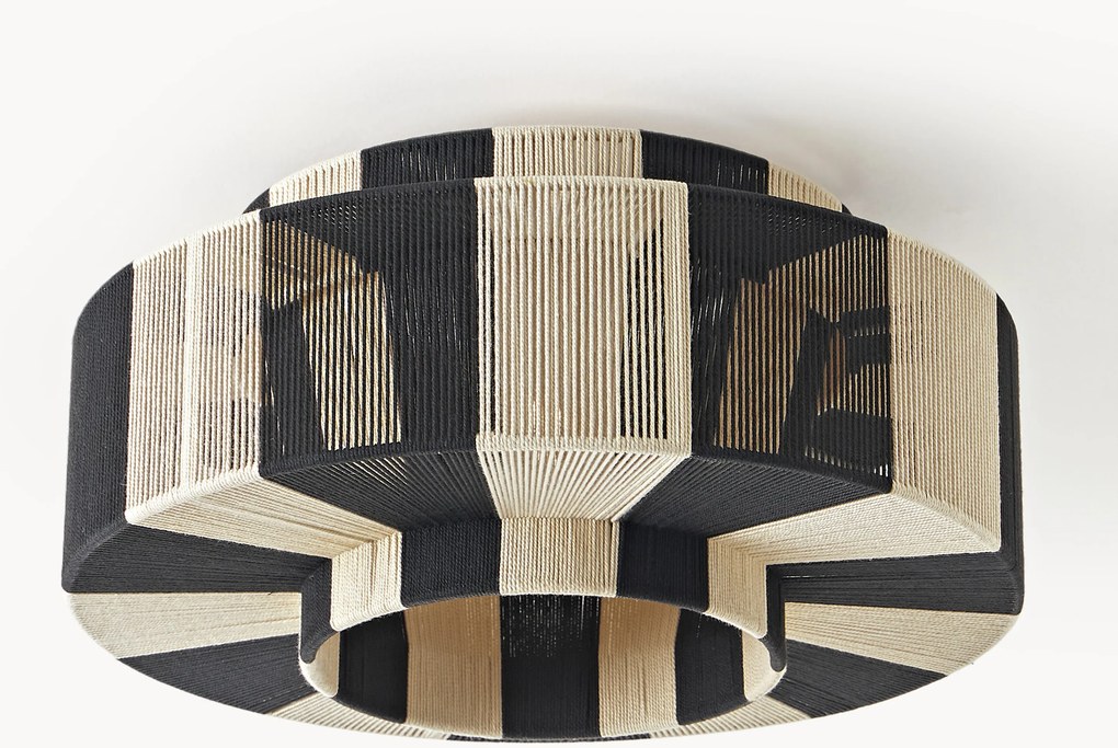 Stropné svietidlo z ľanových vlákien Lace