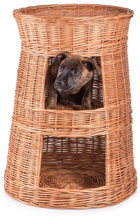 Domček prútený pre zvieratá Dom II.priemer 50 x v. 67(cm)