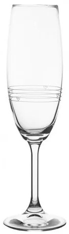 Pohár SRDIEČKA 0,22 l sekt 2 ks