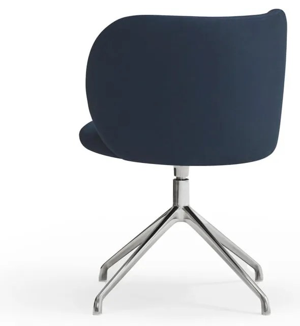 Tmavomodré čalúnené jedálenské kreslo Mogi – Teulat