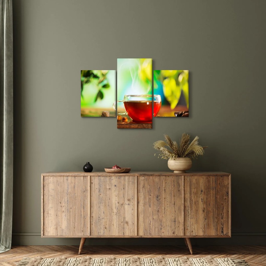 Obraz - Zátišie s čajom (90x60 cm)