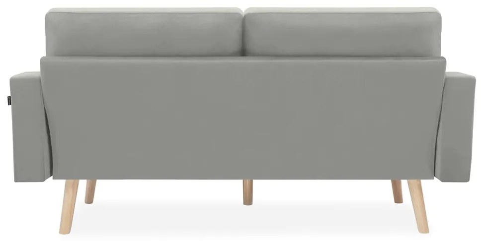 Sivá 3miestna pohovka MANDI VELVET