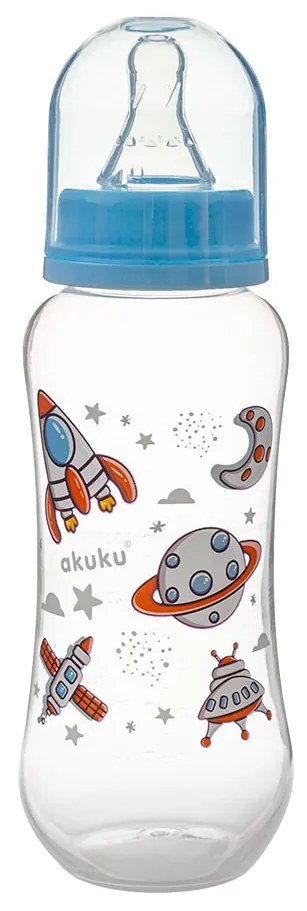 Fľaša s obrázkom Akuku 250 ml space