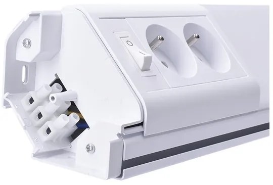 Solight WO213 - LED Podlinkové svietidlo so zásuvkami LED/10W/230V