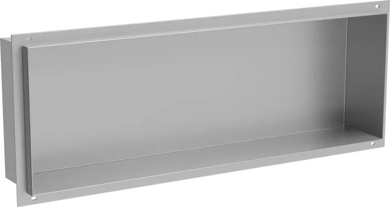 Mexen X-Wall-NR nástenná polica bez príruby 60 x 20 cm, inox - 1911602010