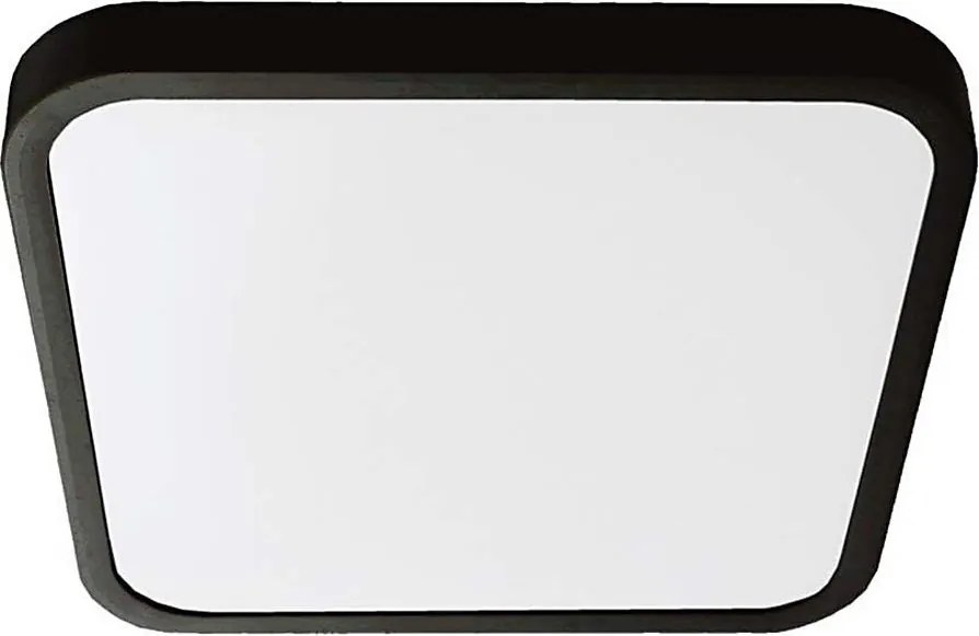 LED Kúpeľňové stropné svietidlo LED/24W/230V IP44 4000K 29x29 cm čierna