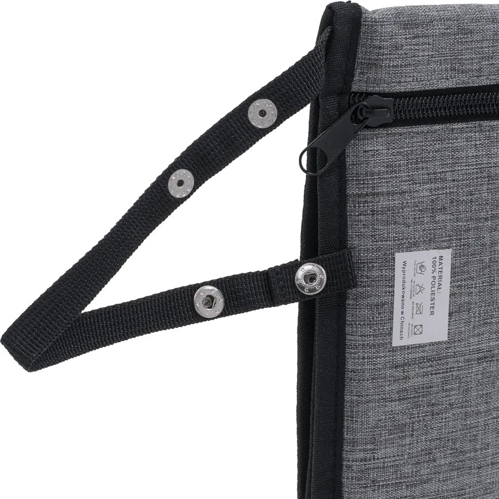 KIK Detská prebaľovacia cestovná podložka konvertibilná prebaľovacia taška sivá