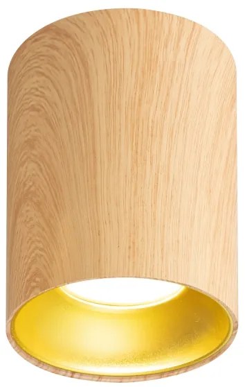 Brilagi - LED RGBW stmievateľné bodové svietidlo TRINE 1xGU10/30W/230V dubový dekor