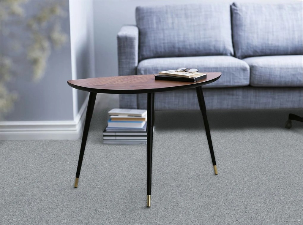 Lano, Metrážny koberec Sense 872, na mieru, šíře 4m,5m, šedá, ab (mriežka), chodba / predsieň