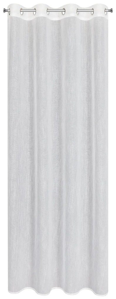 ZÁCLONA NA KRÚŽKOCH AMIRA 140X250 CM BIELA