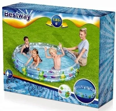 Bestway nafukovací bazén morský svet 183cm x 33cm 51005