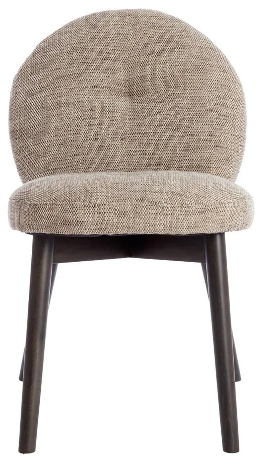 Béžové čalúnené jedálenské kreslá v súprave 2 ks Sinosa – Light &amp; Living