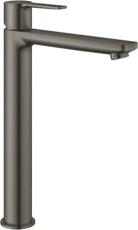 Vysoká umývadlová batéria GROHE Lineare bez výpustu kart. hard graphite 23405AL1