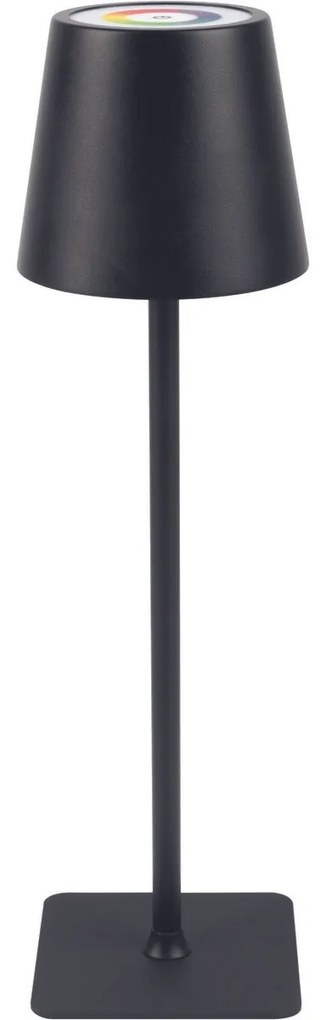 Classbach TL 4025 LED dobíjacia stolná lampa, čierna