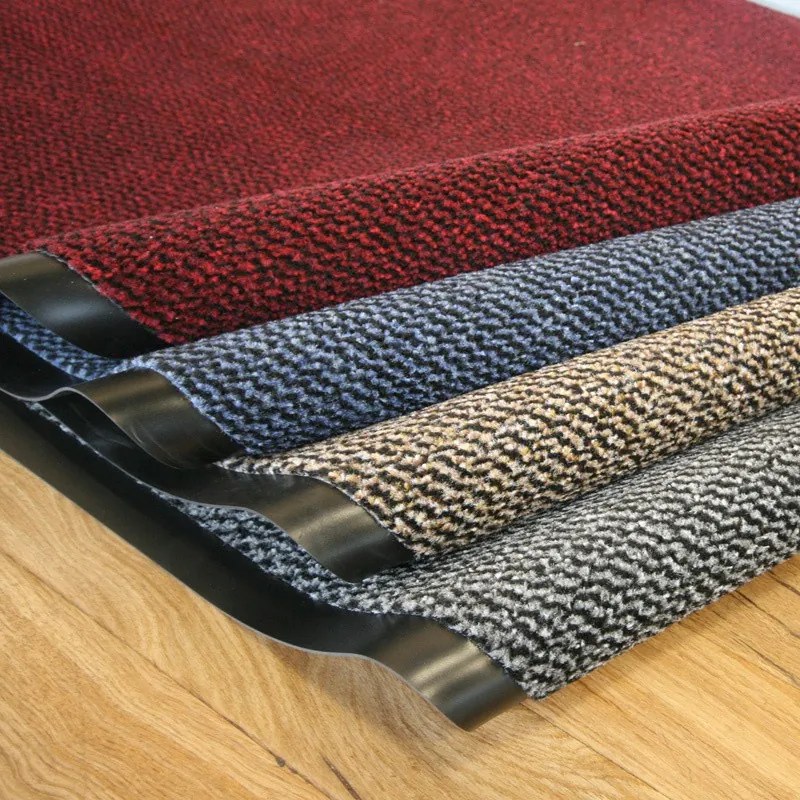 COBA Ekonomická polypropylénová čistiaca rohož, 90 x 150 cm, červená