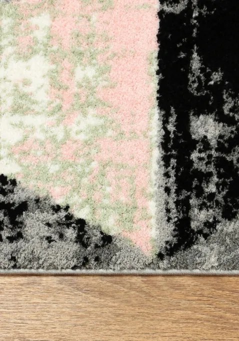 Koberec SLIM 8022 svetlosivý / viacfarebný