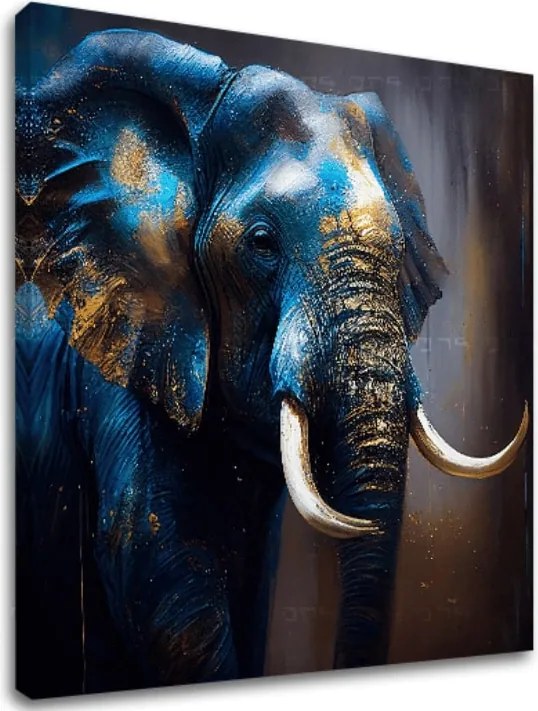 Dekoratívna maľba na plátne - PREMIUM ART - Graceful Giant of Savannah 80x80 cm