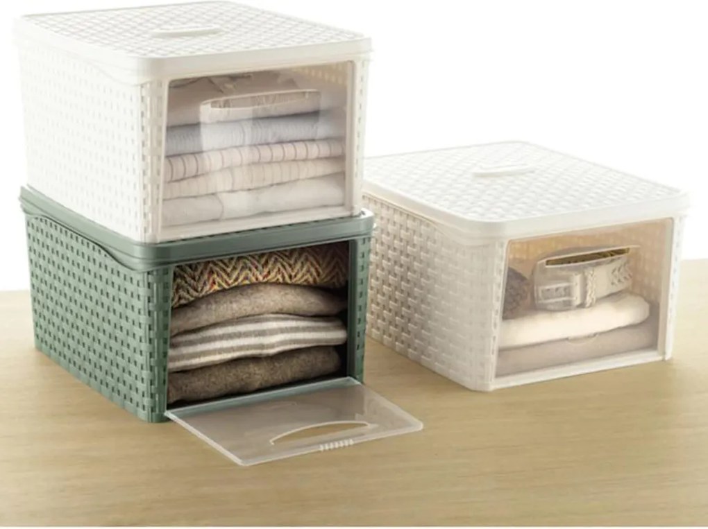 BAMA Viacúčelový modulárny box INFINITY 40 l, biely