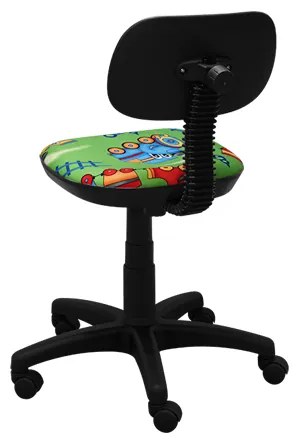 Detská stolička Junior vláčik zelená