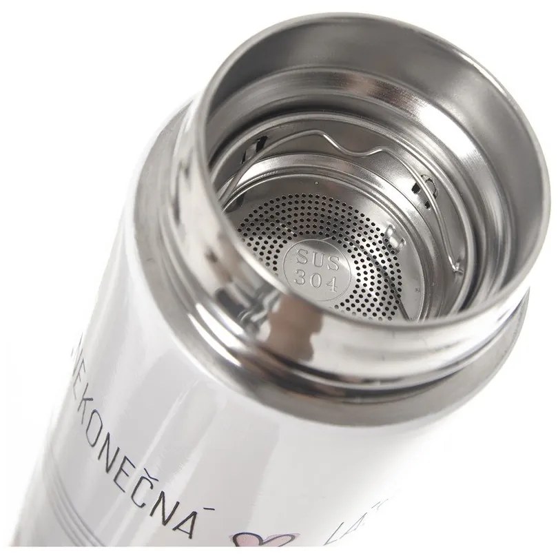 Biela termoska 400 ml – Orion