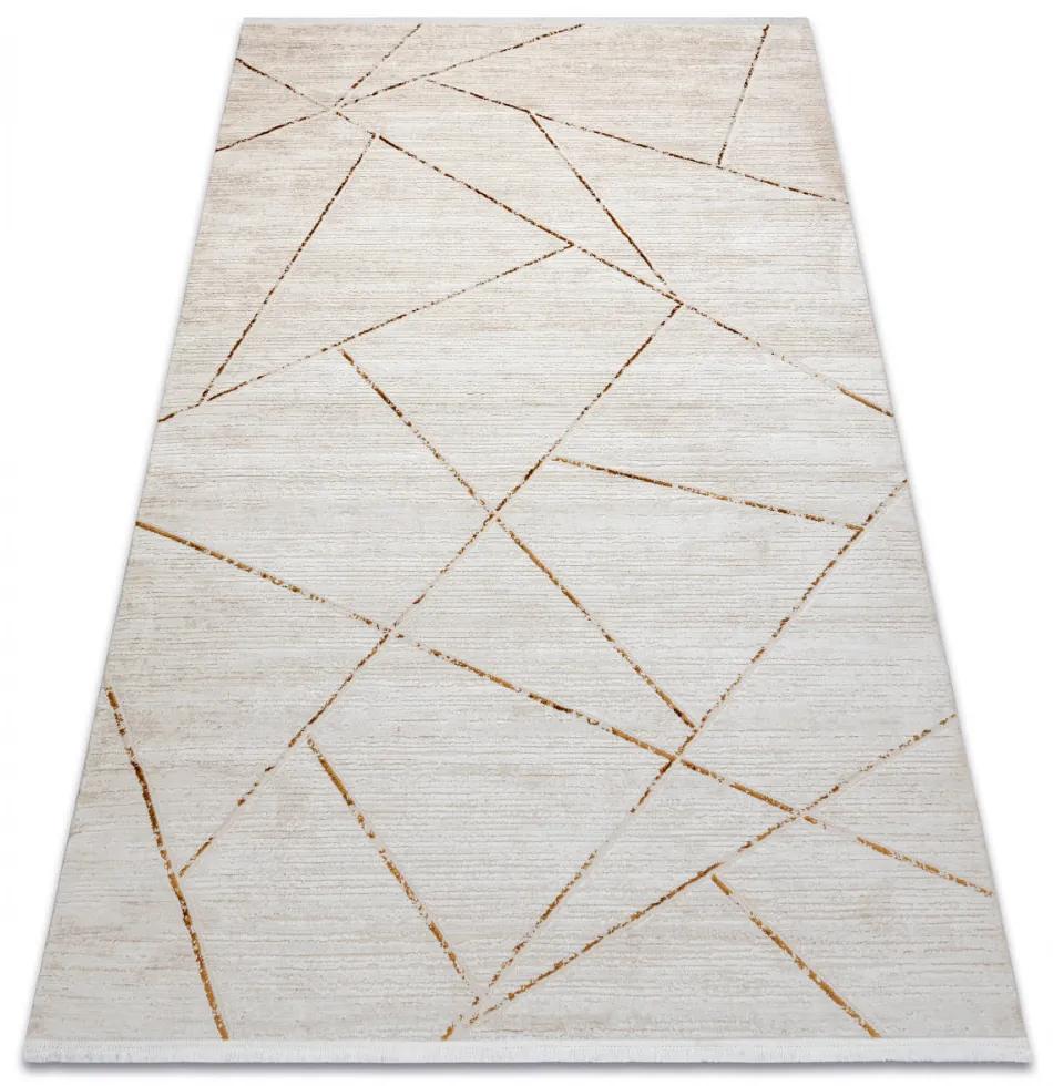 Kusový koberec Monira zlatokrémový 180x270cm