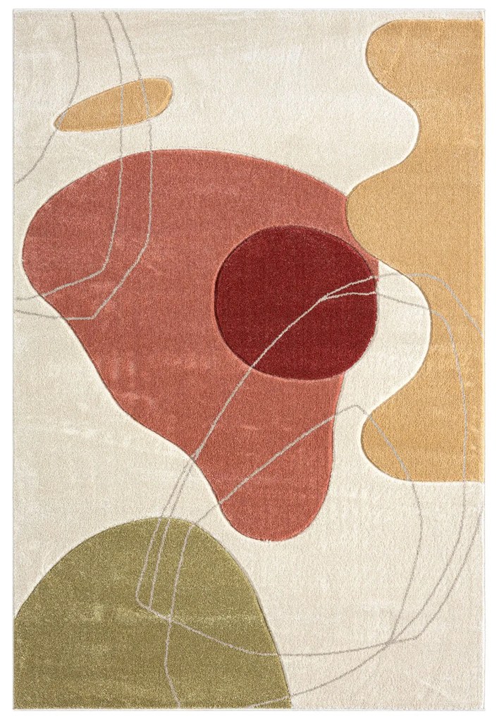 Dekorstudio Moderný koberec BONITO 7158 farebný Rozmer koberca: 140x200cm