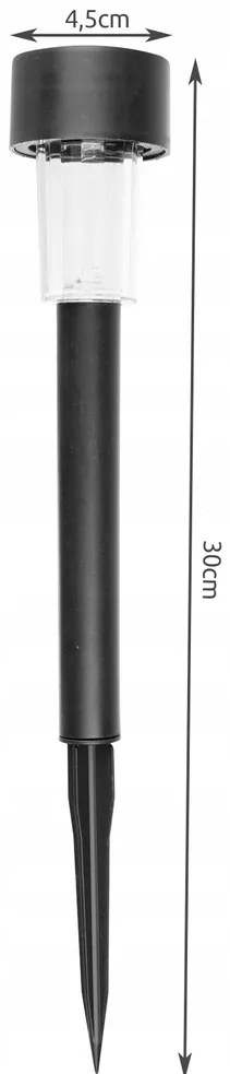 Gardlov Záhradné solárne lampy 30 cm Set 10 ks