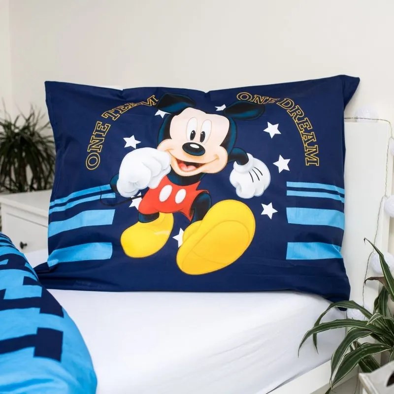 JERRY FABRICS Obliečky Mickey Team Bavlna, 140/200, 70/90 cm