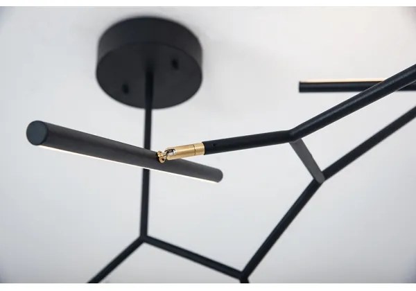 Zambelis 2072 - LED Stmievateľný luster na tyči LED/68W/230V čierna