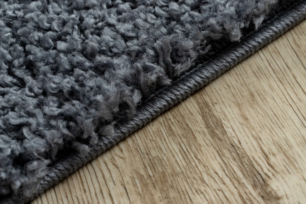 Koberec BERBER CROSS B5950, sivo - biely, strapce, Maroko Shaggy