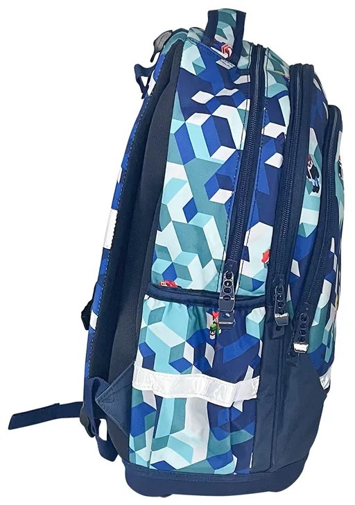 Školský batoh anatomický REYBAG Blue Pixel