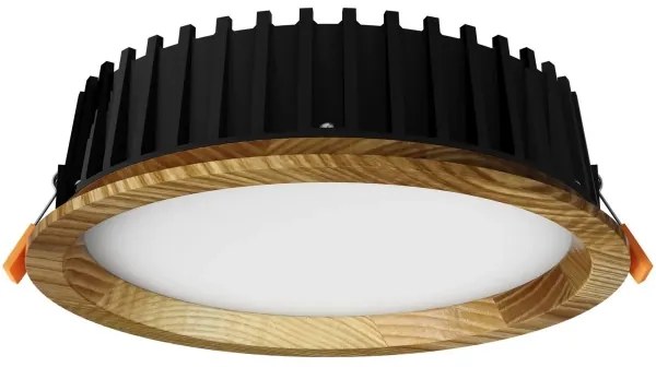 APLED - LED Podhľadové RONDO WOODLINE LED/6W/230V 3000K pr. 15 cm jaseň masív