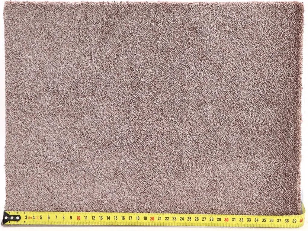 Associated Weavers, AKCIA: 200x440 cm Koberec metráž Spinta 44, šíře, béžová, filc, obývacia izba