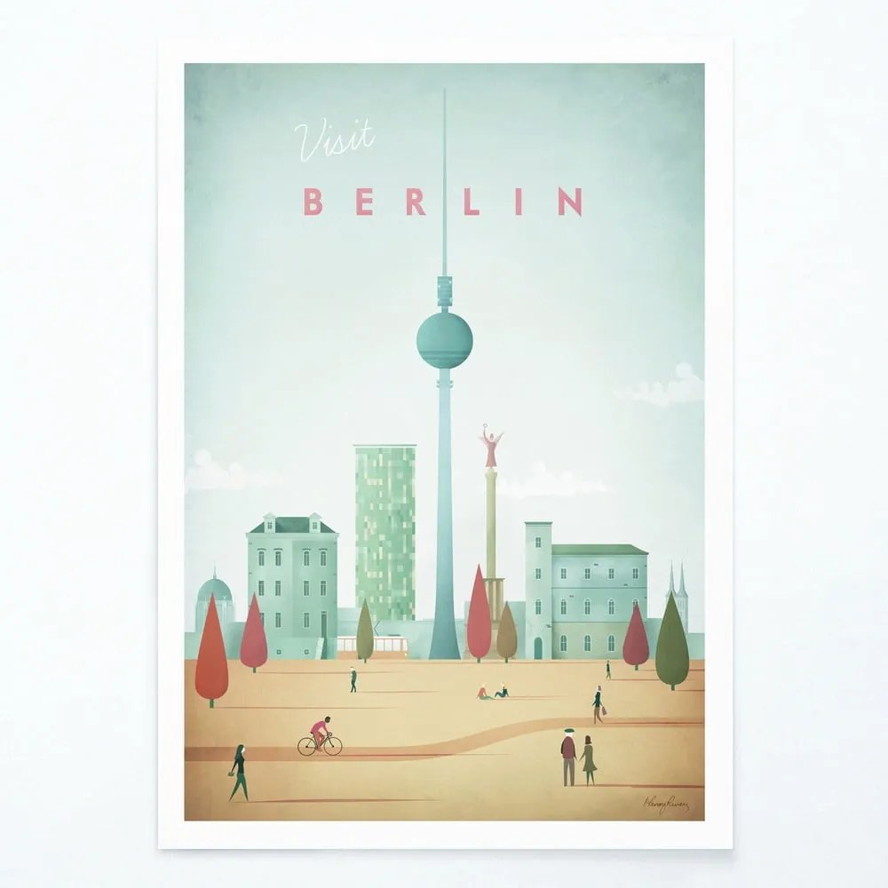 Plagát Travelposter Berlin, A3